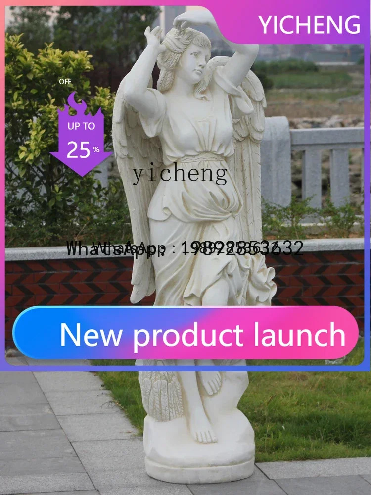 

LYY European Garden Landscape Garden Patio Figure Sculpture Decoration Outdoor Statue Large Ornament