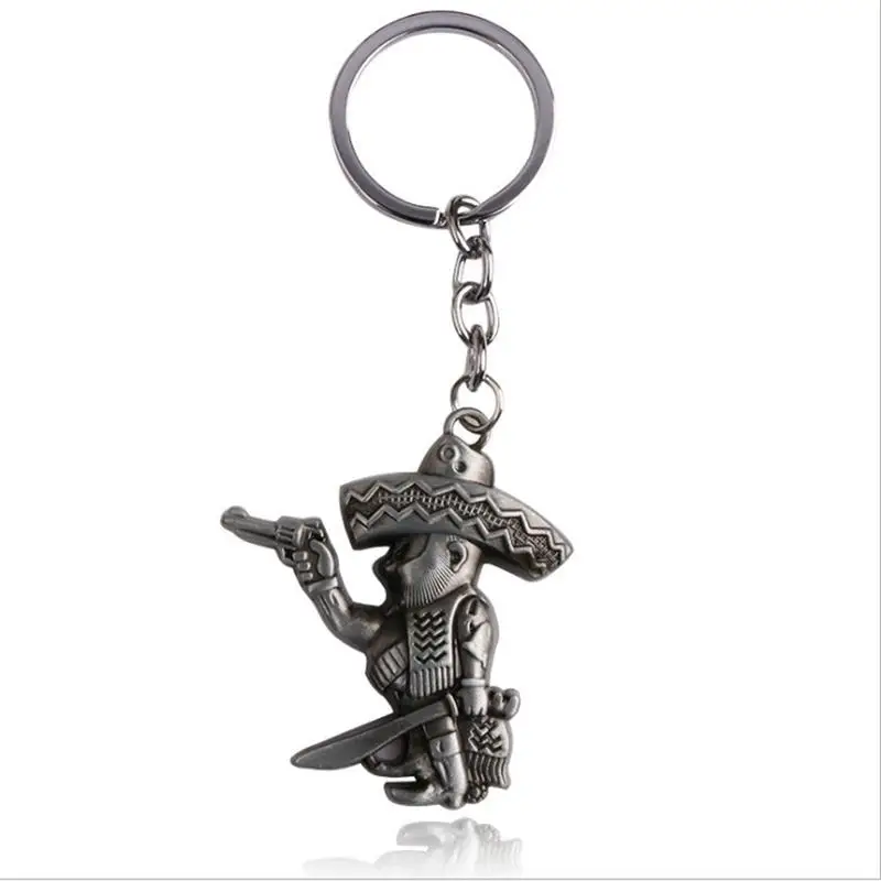 New Fashion Movie MC Germany Bandidos Bandits  KeyChain Pendant Jewelry for Fans