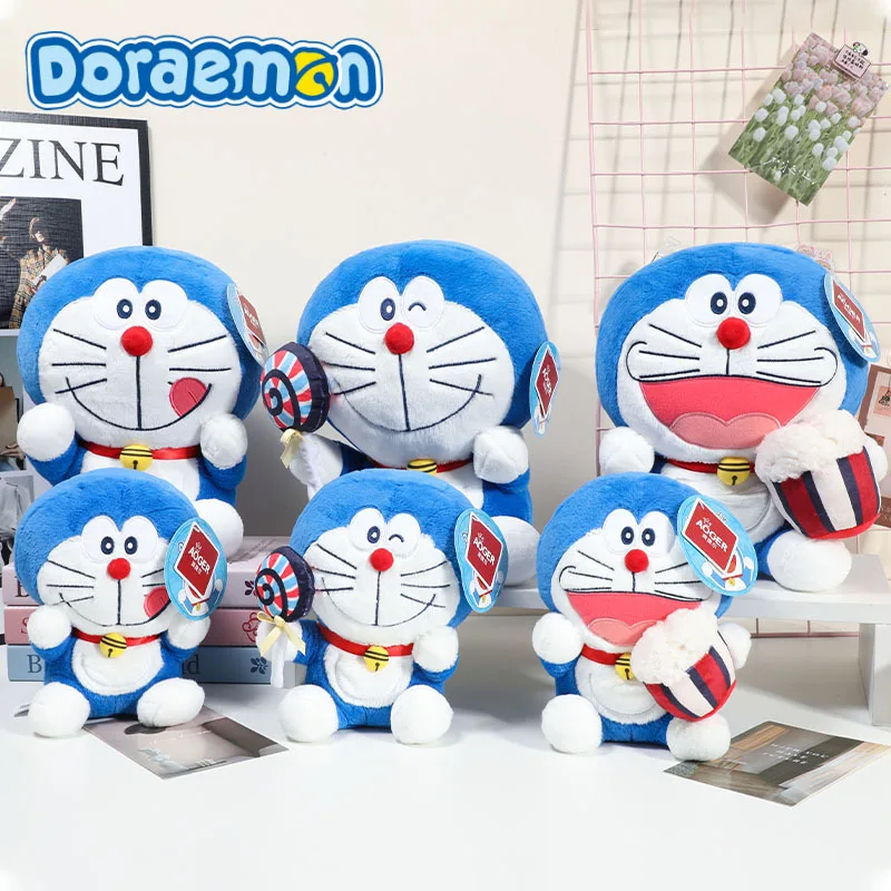 

New Kawaii 30CM Doraemon Genuine Plush Toy Doll Cute Doll Classic Series Doll Ornaments Girl Birthday Gift Christmas Gift