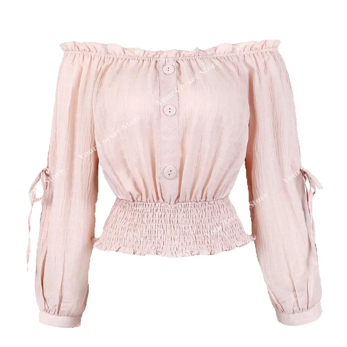 

Zeomuert Blouses Women Renaissance Lace Blouse Long Sleeve Plus Size Peasant Top Blouse Vintage Shirts Corset for Women Elegant