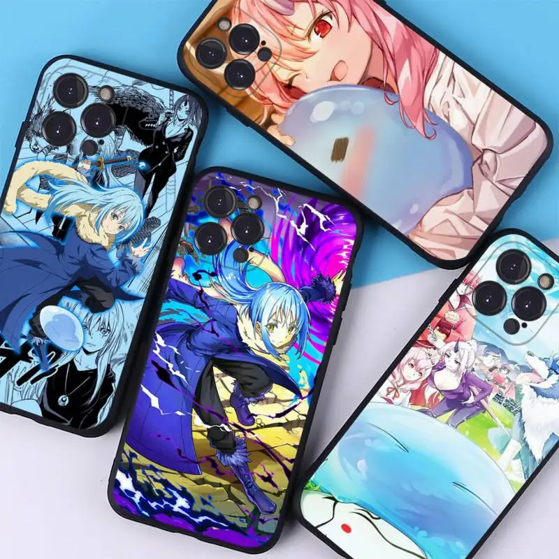 Tensei Shitara Slime Datta Ken Rimuru Anime Phone Case For iPhone 6 7 8 Plus 11 12 13 14 Pro SE 2020 MAX Mini X XS XR Back Cover