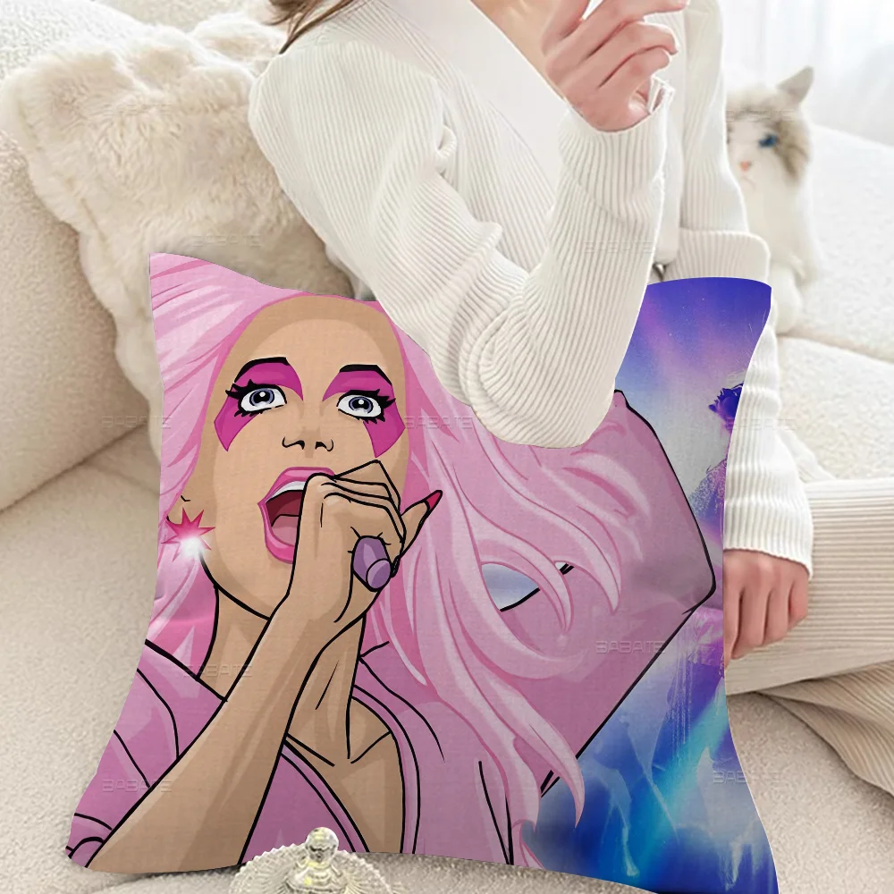 Jem And Holograms Pillow Anime Pillow Sofa Bed Head Pillow Cover Cushion Cover 45x45 Cm Fashion