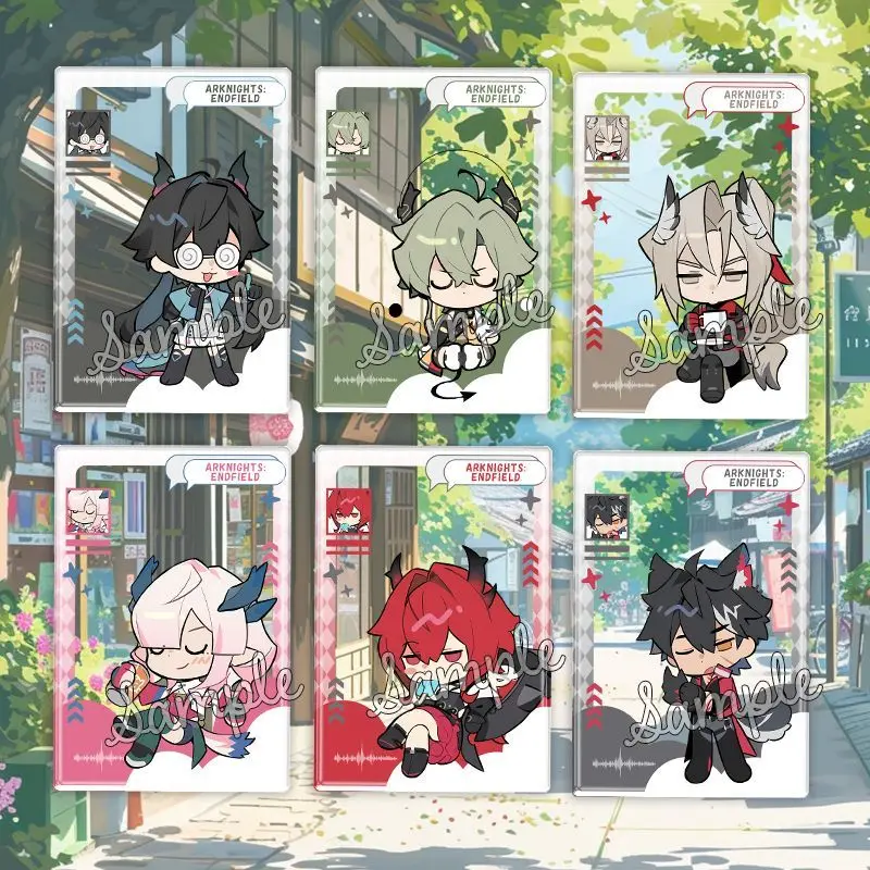 Chaveiro de Anime Arknights Endfield Tomka ‌ Chaveiro Chen Qianyu Camille Arno para Mulheres, Pingente de Acrílico com Figura de Desenho Animado, Presentes