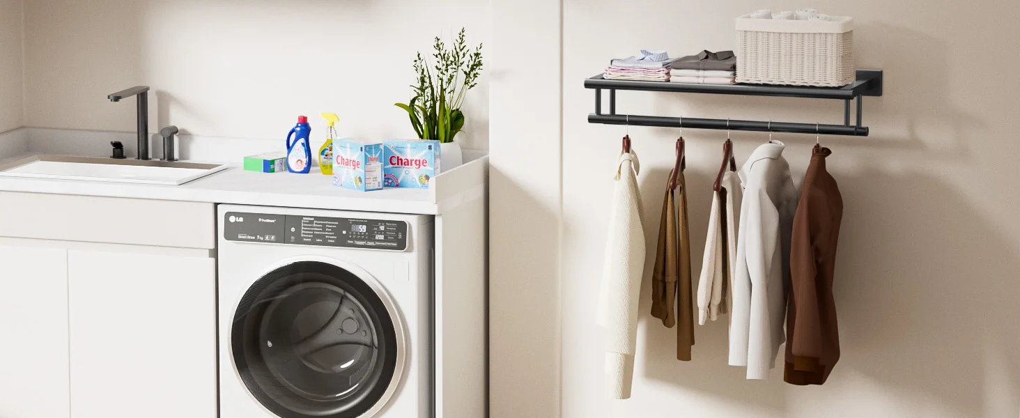Towel racks for bathrooms