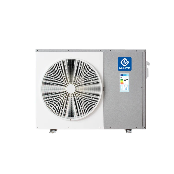 Nulite New Energy Factory Air Source 10kw 16kw 20kw 22kw R32 Inverter Heat Pump Water Heater air to Water Heating Pump with Wifi