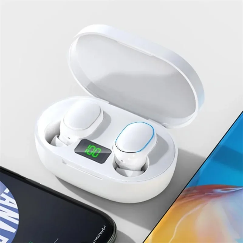 E7S TWS Wireless Headphones 5.0 Bluetooth Earphones HIFI Lossless Sound Headsets Sport waterproof Earbuds For all Smartphones