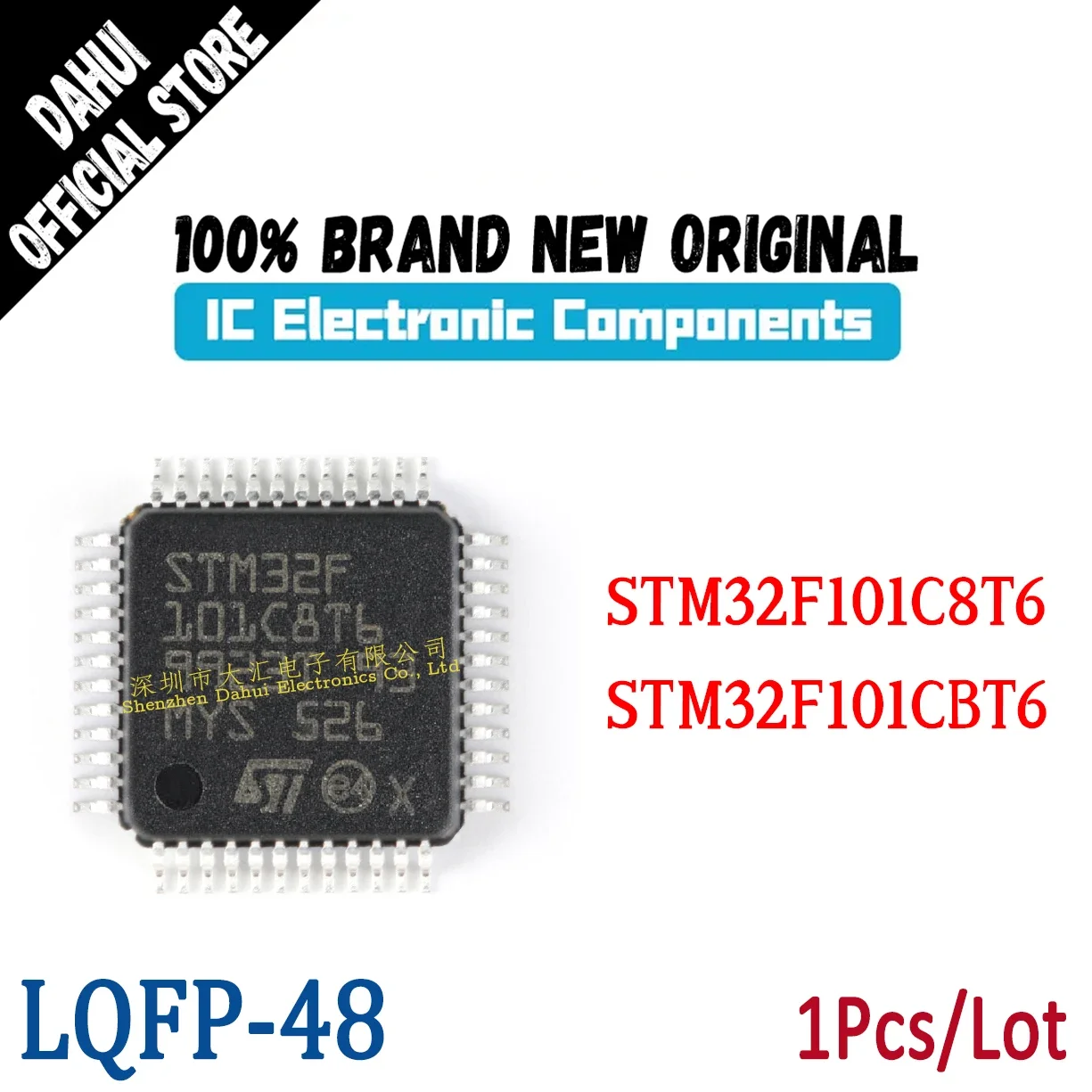 

STM32F101C8T6 STM32F101CBT6 STM32F 101C8T6 101CBT6 LQFP-48 Microcontroller chip IC new original