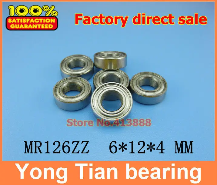 

NBZH bearingNBZH Sale Price 200pcs/lot Free Shipping Miniature Ball Bearing (stainless Steel 440C material) SMR126ZZ 6*12*4 Mm