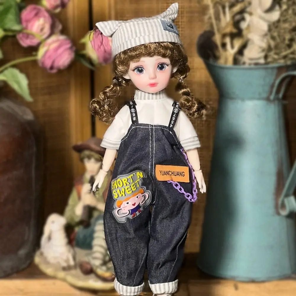 1 Set 1/6 SD 30cm Bjd Doll with Clothes Attractive Eyes Long Hair Princess Dress Up BJD Dolls with Wig Make Up Elegant