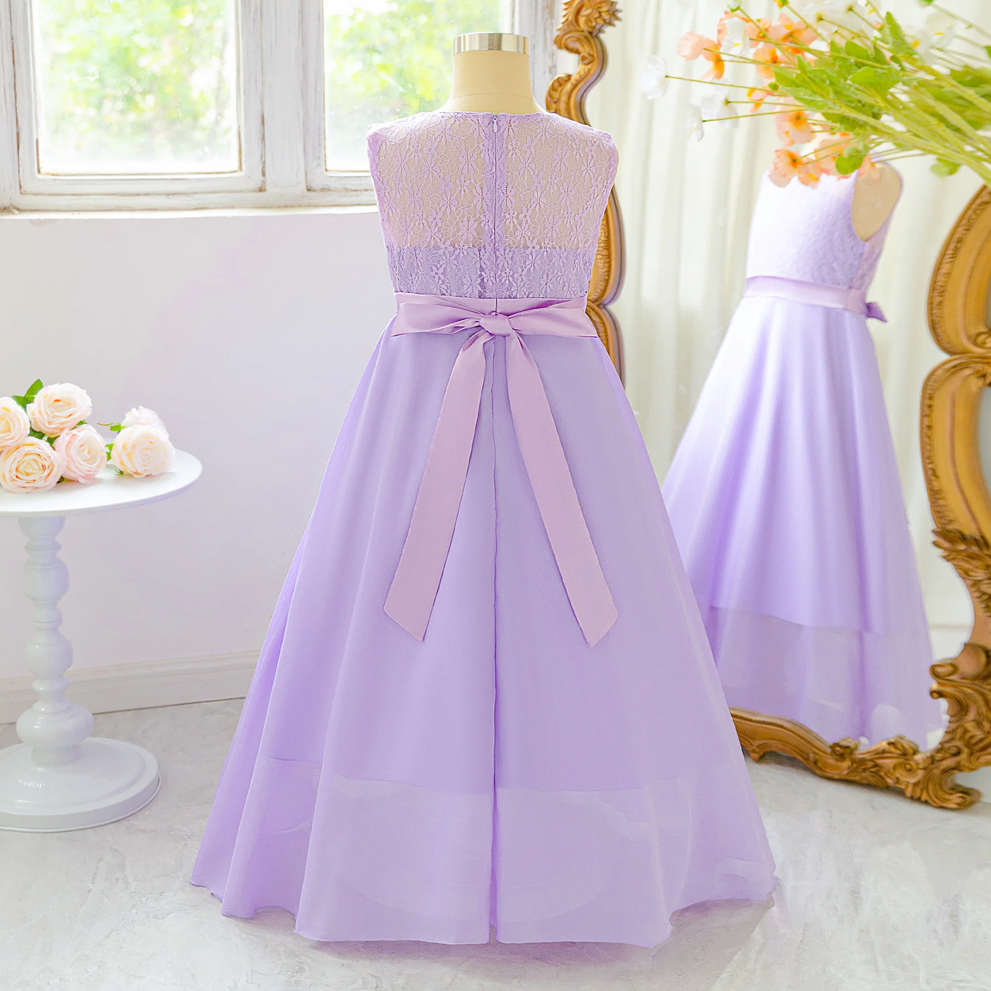 Elegant Lace Flower Bridesmaid - огляд і ціна Women'S Formal Wear For Girls