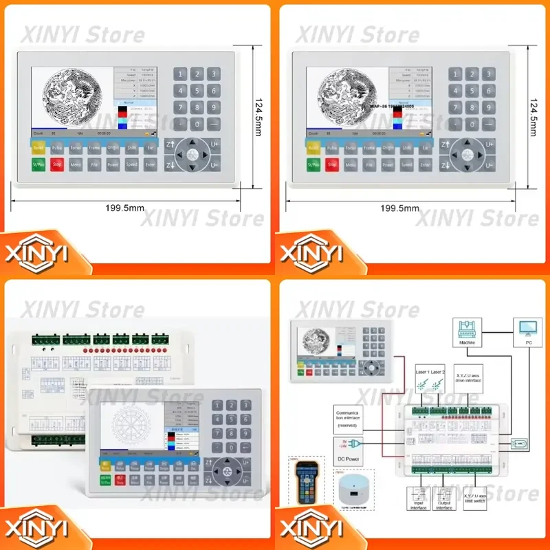 RDC6445G RDC6445S CO2 Controller System Control Panel for CO2 Engraving Cutting Machine CNC Laser Controller Board