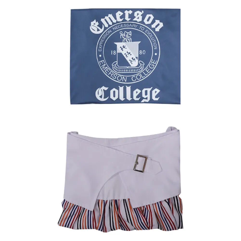 TV 시리즈 낭시 휠러 코스프레 소녀 코스튬, 여성 탑 스커트, 세트 할로윈 카니발 파티 복장, 캐주얼 세트