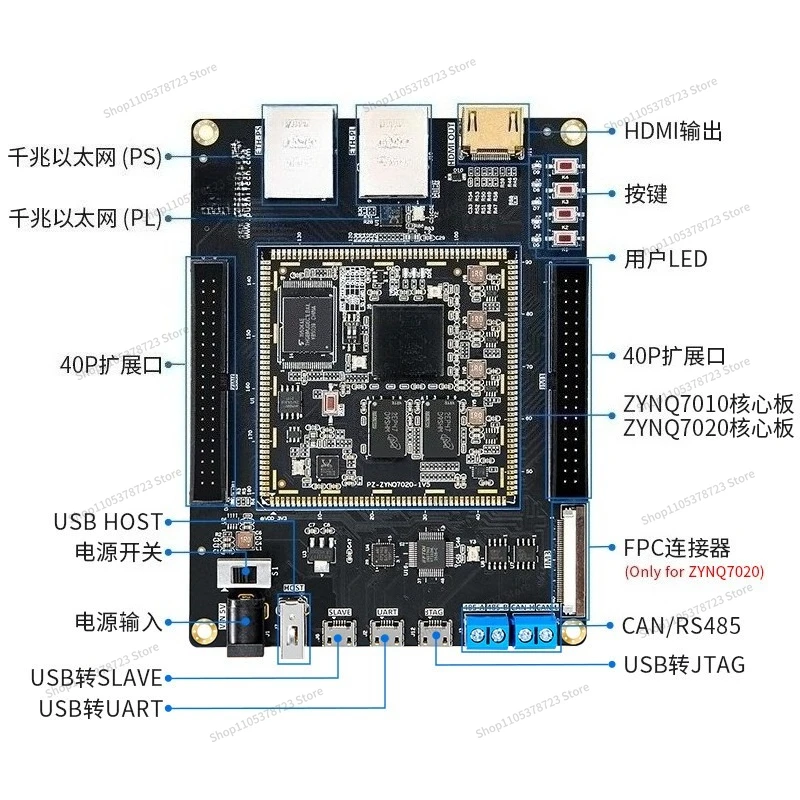 For Development Board FPGA Development Board ZYNQ Development Board ZYNQ7000 7010 7020