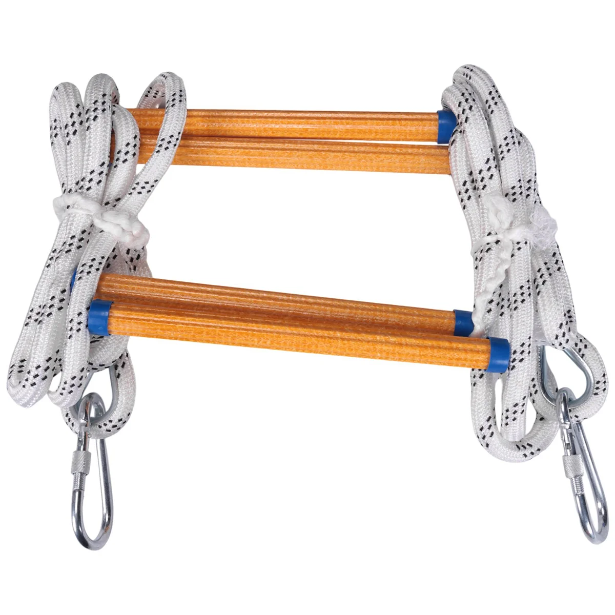 6.5ft Flexible Ladder Rope Ladder Insulated Ladder Rescue Ladder Rock Climbing Anti-Skid Engineering Rope Ladder