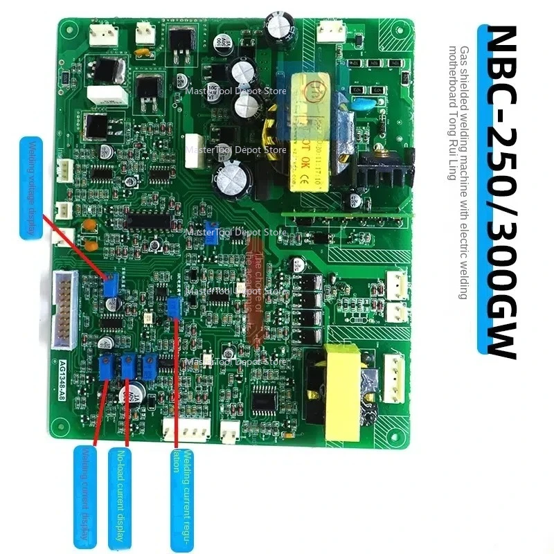 

Плата управления NBC 250GW NBC-300GF Газовый сварочный аппарат Основная плата управления Электросварочный аппарат Tongrui + Ling
