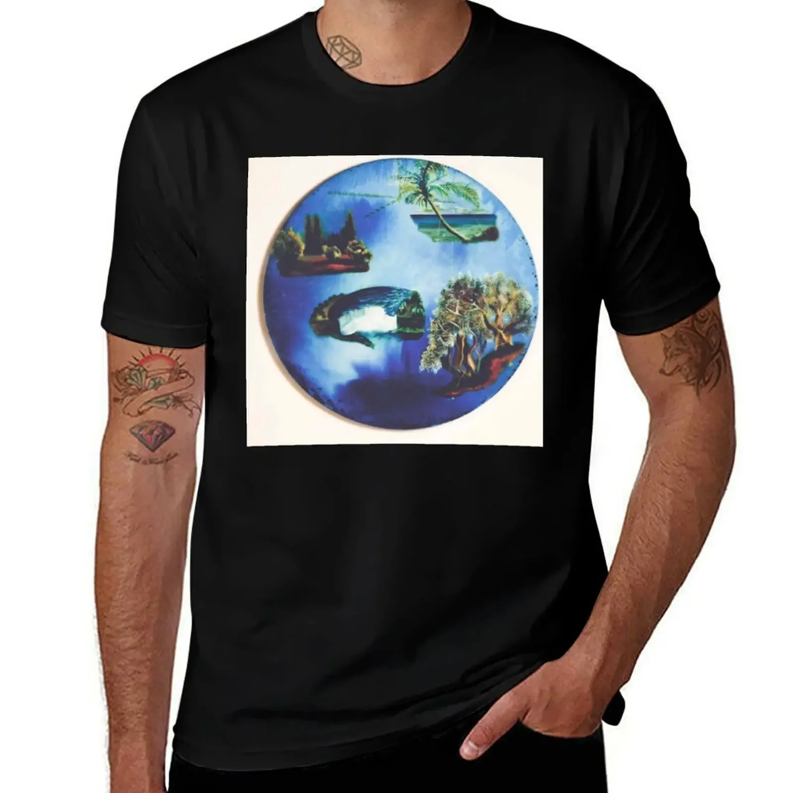 

4 Landscape T-Shirt Blouse summer clothes animal prinfor boys mens designer clothes