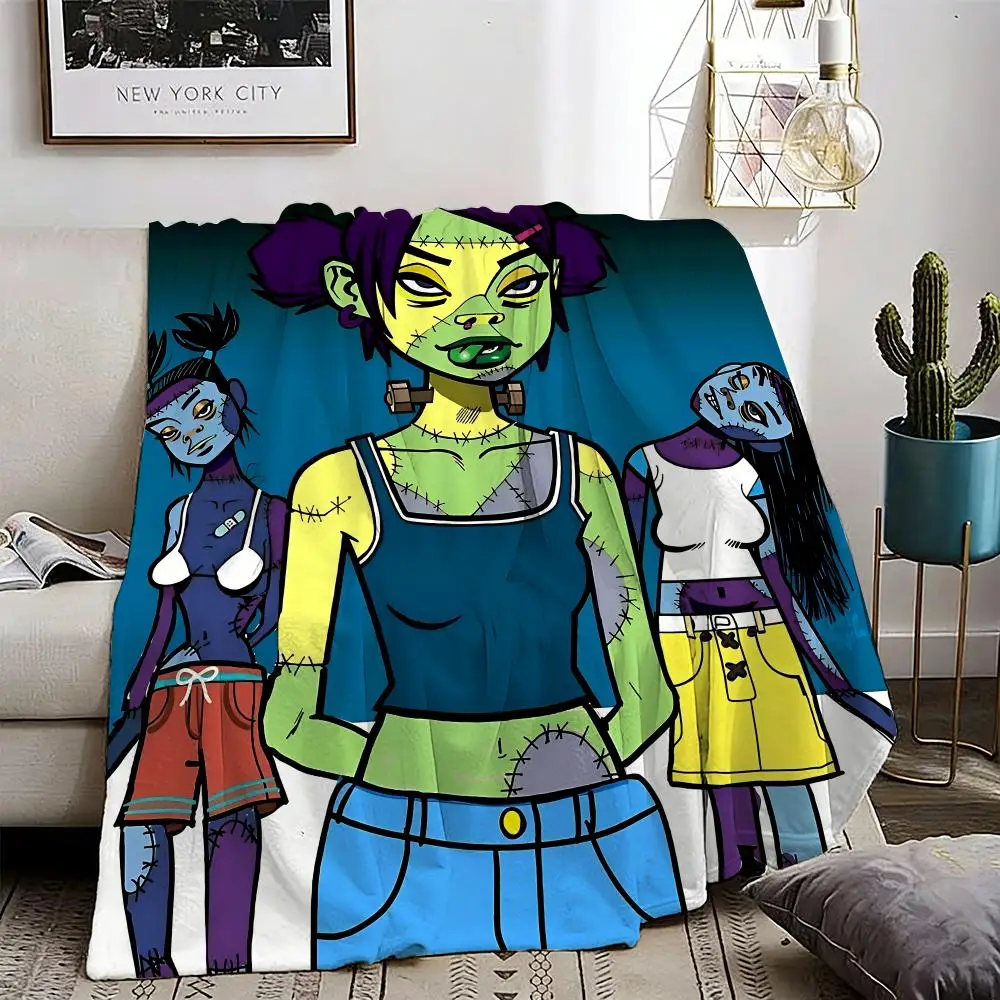 

Mindless Self Indulgence Band Throw Lightweight 240g Flannel Blanket Soft Skin-friendly for Summer Cooling