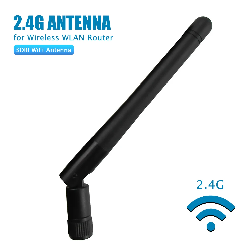 

Wi-Fi 2,4 ГГц 3dBi Wi-Fi антенна Широкоугольная регулируемая сменная антенна для Wi-Fi маршрутизатора Беспроводная сетевая карта