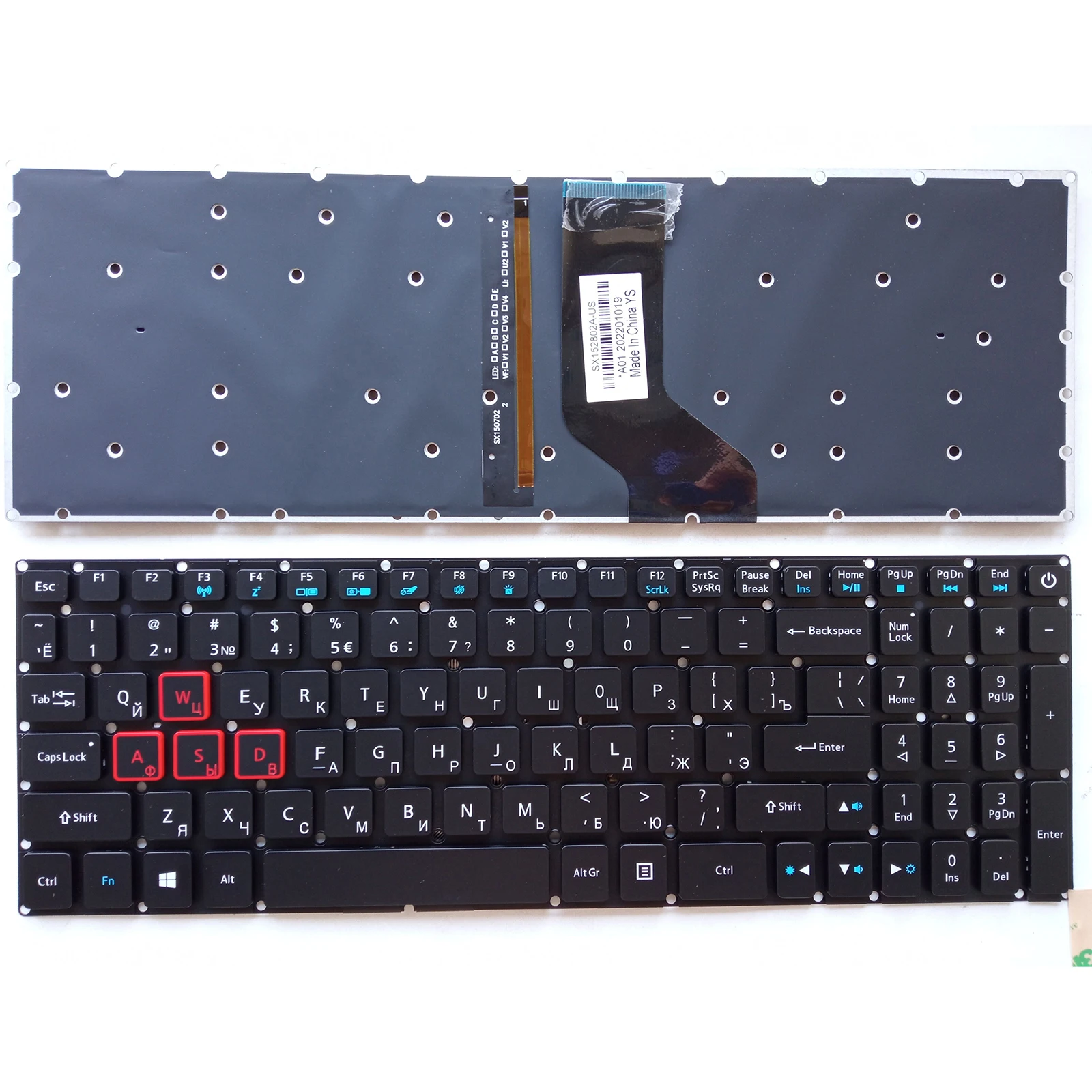 RU Layout for Acer Predator Helios 300 G3-571 G3-572 VX5-793 VX5-591G VN7-593 VN7-793G VX5-591G VX5-591G-52WN  Laptop Keyboard