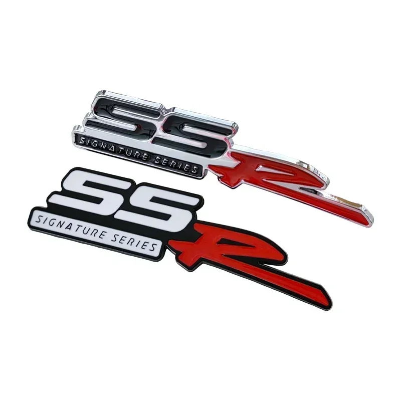 3d Metal SSR Logo Car Rear Trunk Fender Emblem Badge Sticker Decals for Chevrolet SS R Accessories