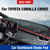 Para TOYOTA COROLLA CROSS 2022-2025 alfombrilla para salpicadero de coche Anti-UV cubierta para salpicadero alfombrilla parasol cojín alfombra accesorios protectores