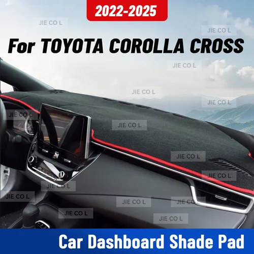 Imagen 1 del producto Para TOYOTA COROLLA CROSS 2022-2025 alfombrilla para salpicadero de coche Anti-UV cubierta para salpicadero alfombrilla parasol cojín alfombra accesorios protectores