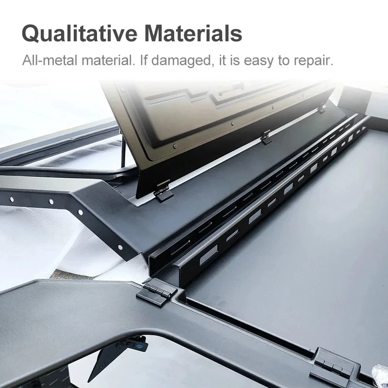 Hot Selling Aluminum Truck Bed Cover Compatible With 2021 Single Cab Pickup, Waterproof Sealing, Security Lock, Convenie