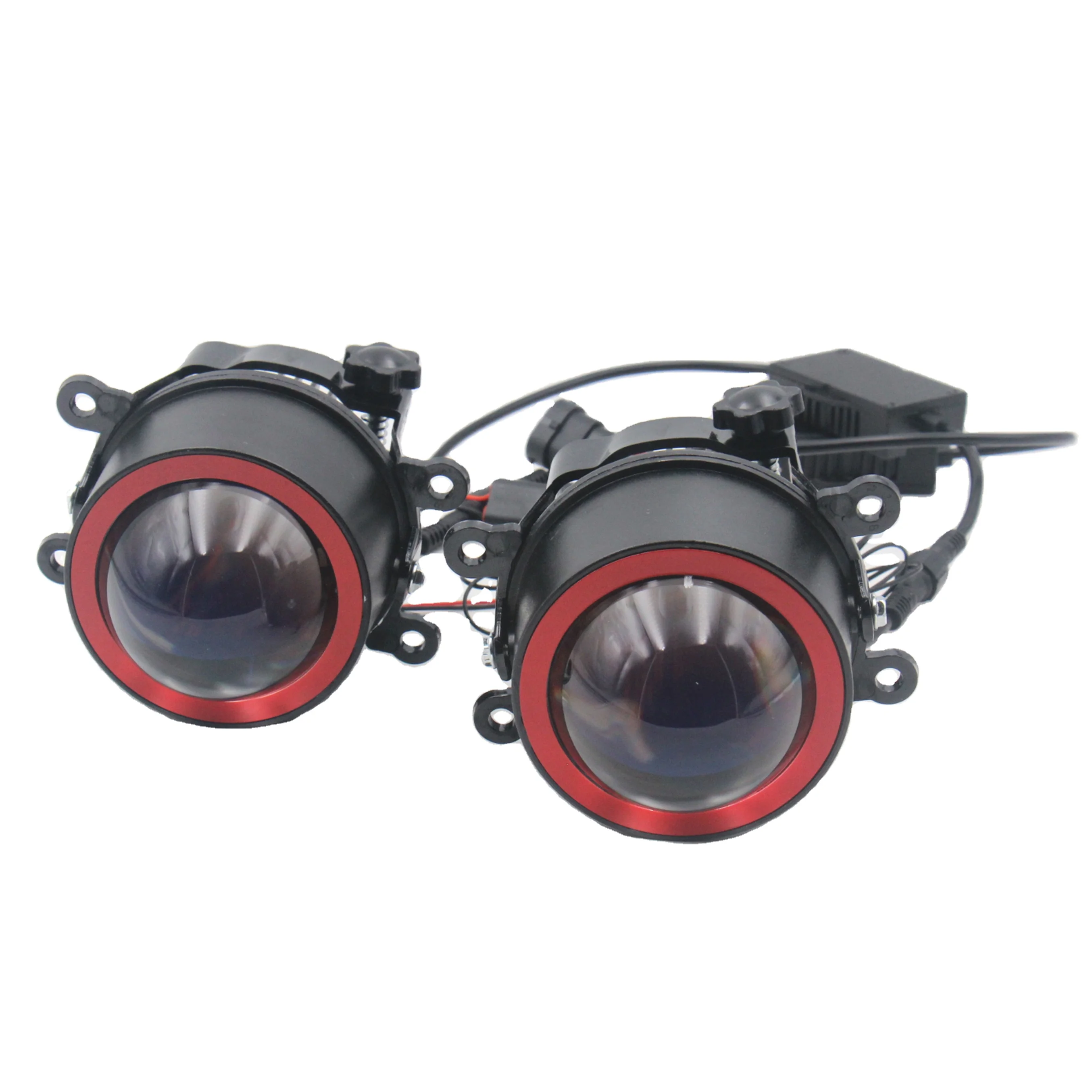 

Wholesale 35W hi and low beam 3.0 inch LED Fog Lamp Driving Light Afforded with red ring For Ford Waterproof