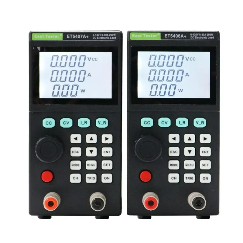 Professional ET5406A+ 0-120V 0-20A Programmable DC Electronic Load Tester 1mV/1mA Battery Tester for CC/CV Test High Precision