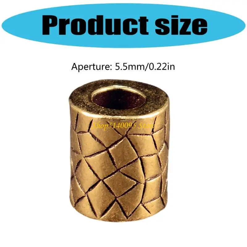 DXAE Alloy Cord End Cylinder Pendant For Necklace Keychain Decoration Creative Craft Project