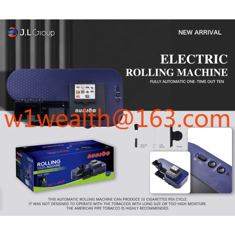 Newly Designed Electric Fully Automatic Tobacco Accessories Tobacco Rolling Machine  Cigarette Dispenser