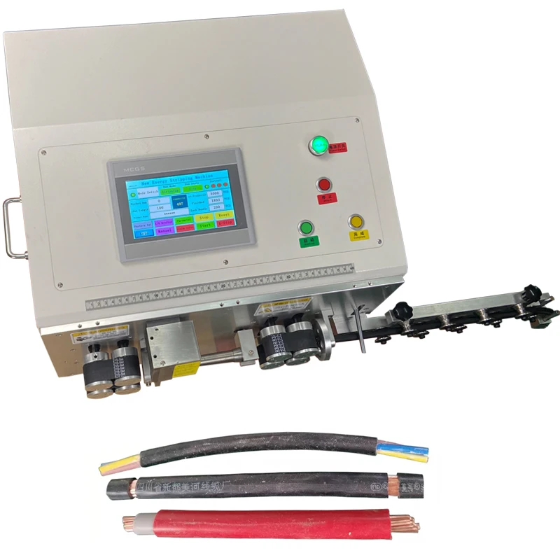 

Full Automatic Electric Wire Cutting Stripping Machine for Multi Core Cable Solid & Stranded Wire 0.1-35mm² with Blade Cutter