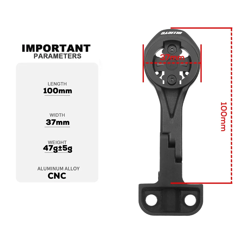Out-Front-Aluminium-Computerhalterung für Deda ALANERA, integrierter Lenker, kompatibel mit GPS/Garmin/Bryton/Wahoo, unterstützt 1050 – Detail 1