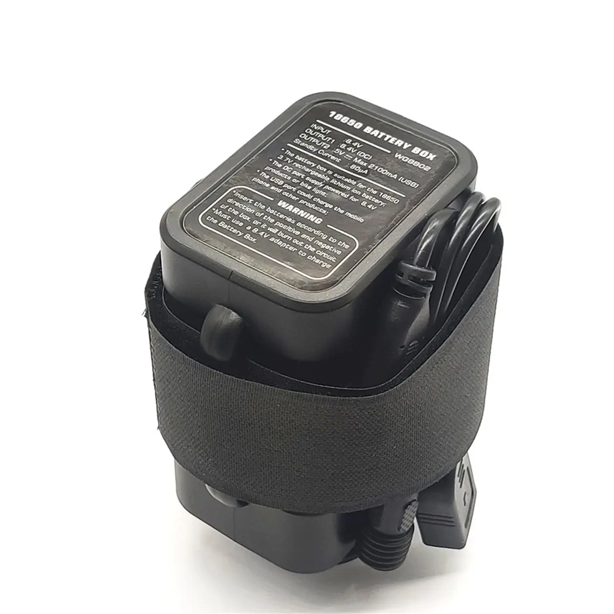 ABAN 1pc 18650 Lithium Battery Charger Mobile Power Box 6x18650 Battery Box USB 8.4 V 6 Slot, Waterproof Lithium Battery Box