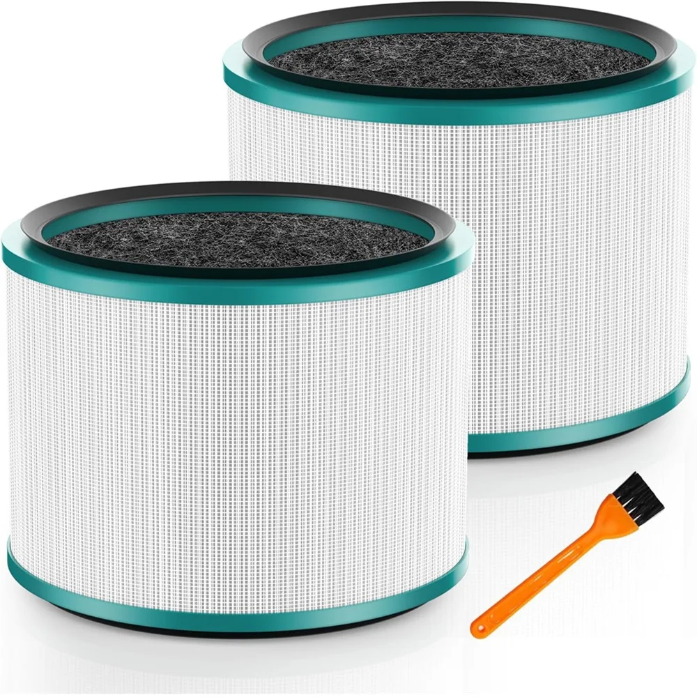 2 Pack HEPA Filter Compatible with Dyson HP01 HP02 DP01 DP02 Desk Purifiers, Replaces Part # 968125-03 Air Purifier Filter