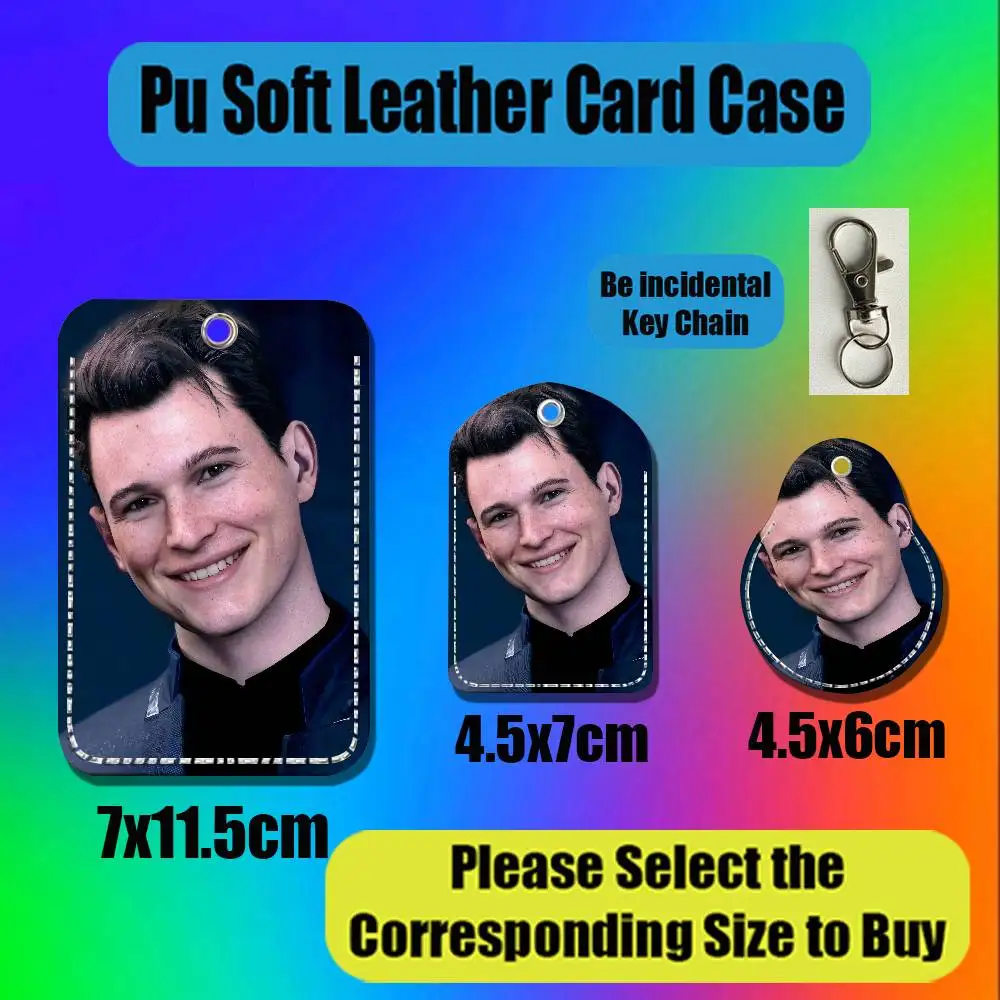 For Detroit Become Human For Air Tag Case Card Holder Keychain ID Badge Credit Bank Access For AirTag Case Shell