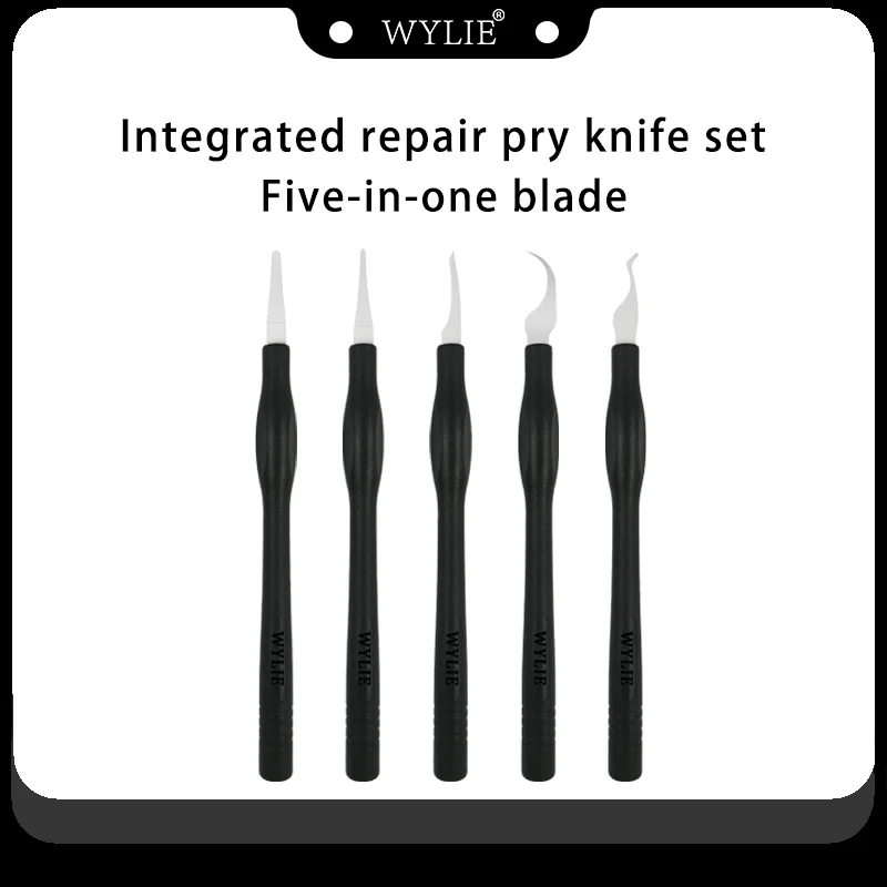 

Wylie All-in-One Repair Pry Tool Kit for Mobile Phone Repair: Motherboard/IC/CPU Hard Drive Prying Chip Removal Adhesive