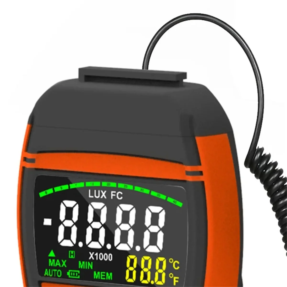 

2025+BT-8801C Digital Light Meters for Plant,Measure From 0.1 to 400,000 Lux,Extendable Light Detector Up to 2m Data Hold