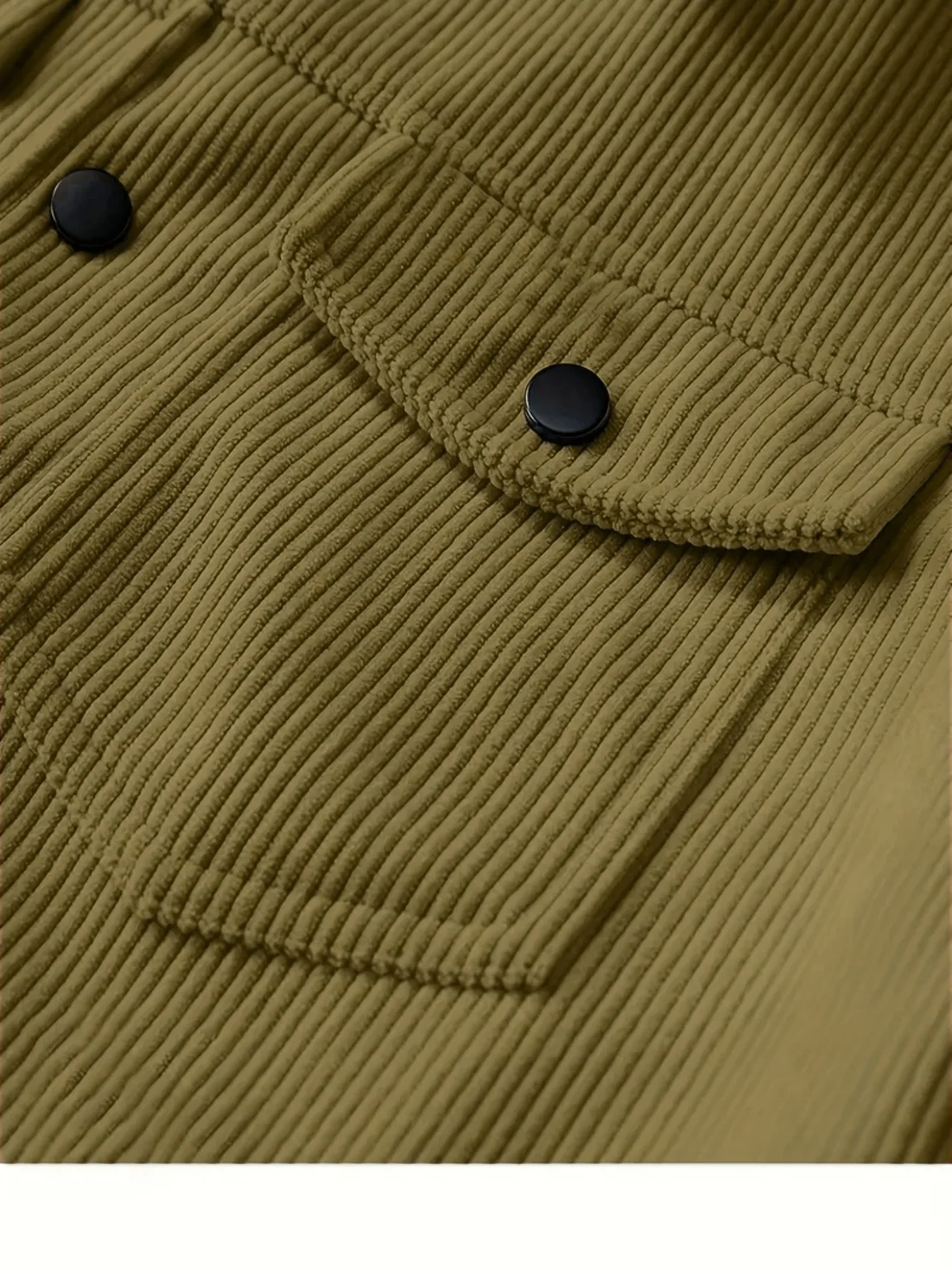 The 2025 New Autumn Corduroy Jacket for Men with a Lapel, Trendy Japanese Style Loose Coat