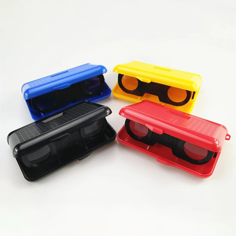 3X25 boxed toys, gifts, plastic promotion binoculars, collapsible binoculars