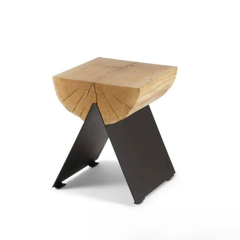 

Creative log log solid wood bench rest area bed and breakfast shop shoe changing seat