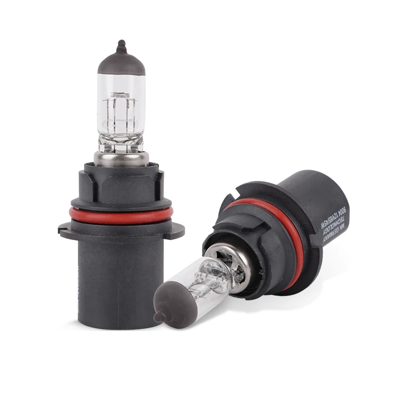 12 فولت 45/65 واط الكوارتز الزجاج هالوجين ضوء الضوء الأصفر 3000 كيلو 9004 مصباح هالوجين عالية منخفضة شعاع تسليط الضوء على مقاوم للماء سيارة العلوي لمبة #5