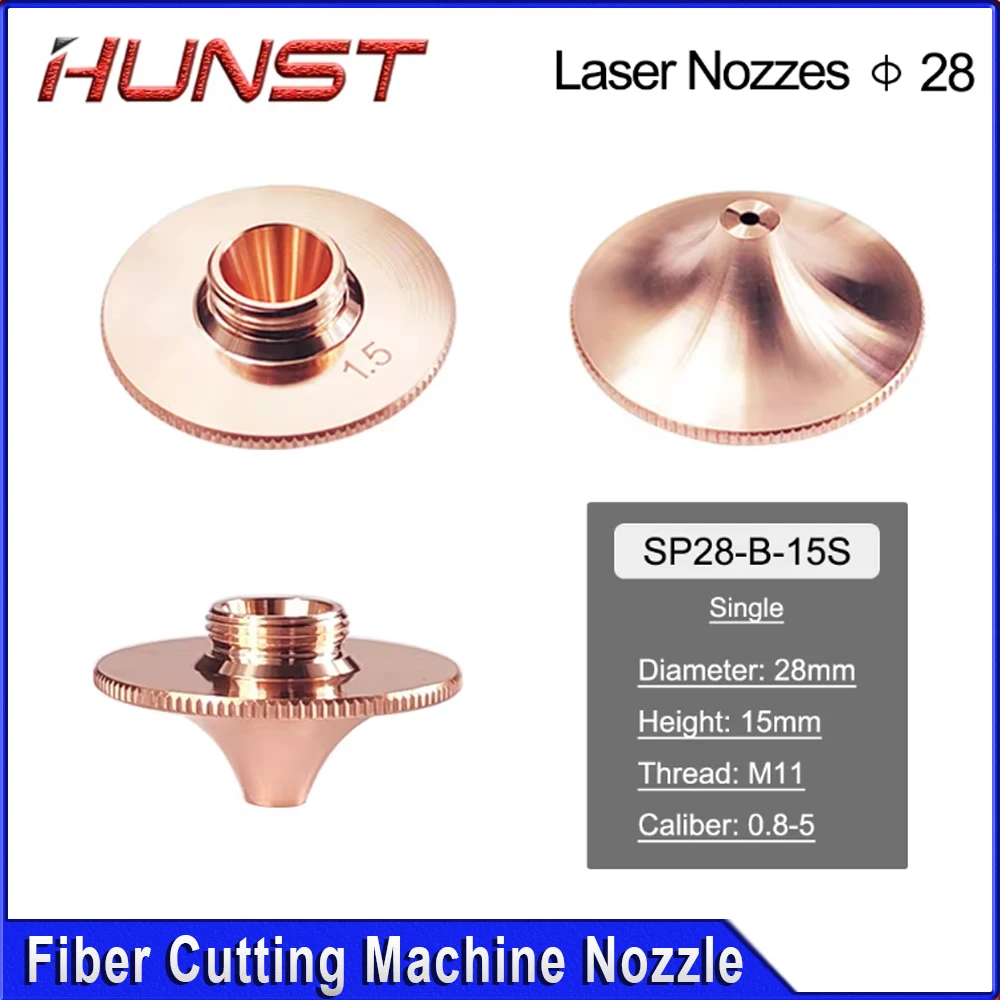 HUNST 10 pieces Raytools laser nozzle single and double layer diameter 28mm diameter 0.8-4.0 suitable fiber cutting head