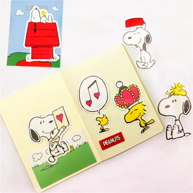 Snoopy Large Anime Stickers Cartoon Stationery Water Cup Luggage Phone Case Decorative Stickers Gifts Daily Decorations