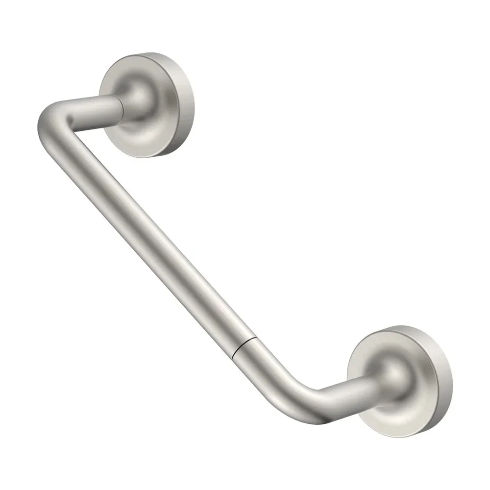 Настенный держатель для туалетной бумаги, чистый современный дизайн, отделка из атласного никеля, удобная структура, простая установка, аксессуар для ванной комнаты