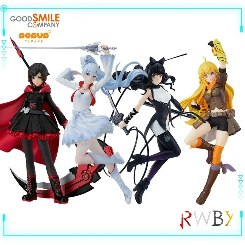 GSC Original Genuine RWBY Ruby Rose Weiss Schnee Blake Belladonna Yang Xiao Long  Pop Up Parade Anime Girl Model Toy Figure Gift