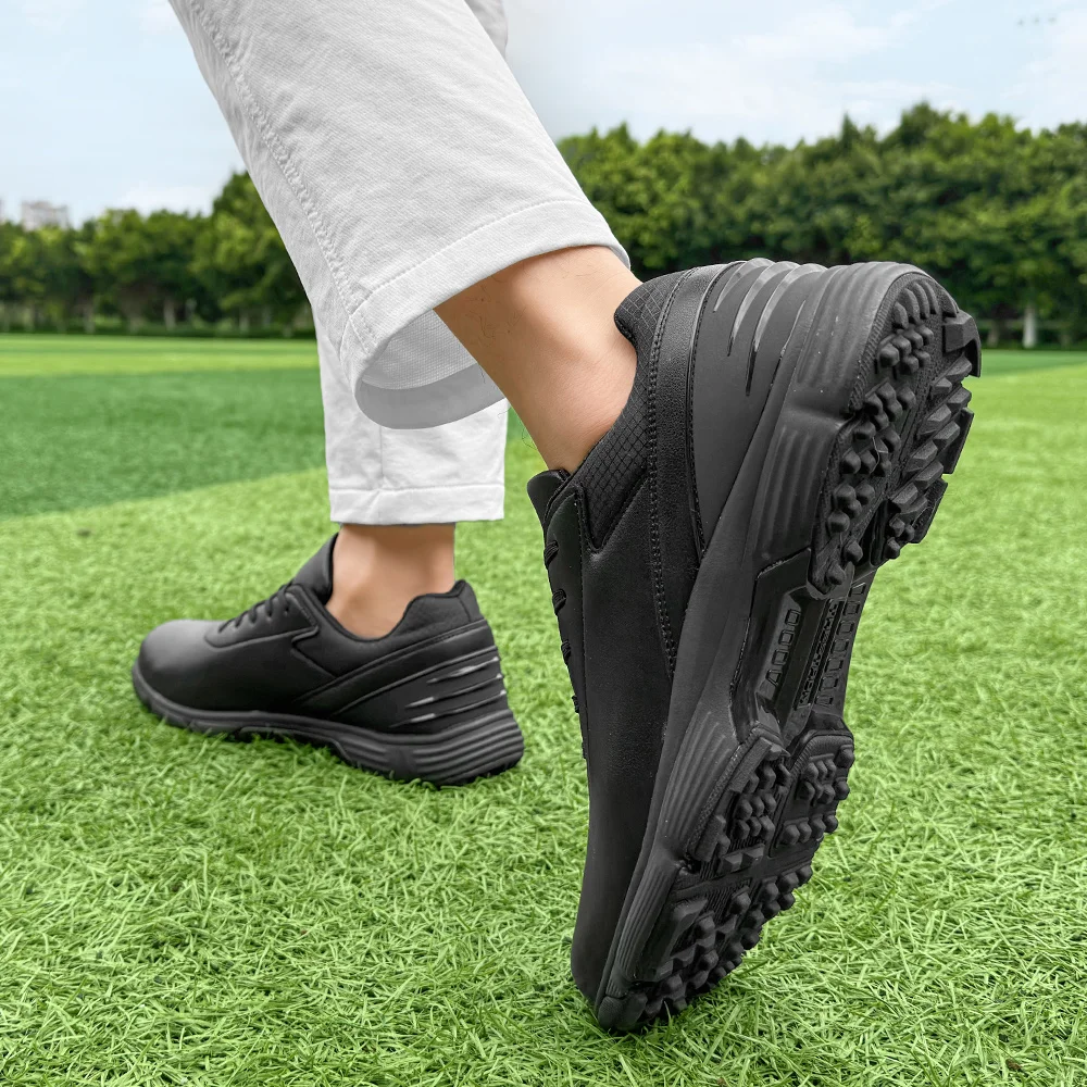 

Family Sports Casual Footwear Golf Shoes Rubber Soles Slip-Resistant Abrasion-Resistant Spike-Resistant Traction Shoes Professio
