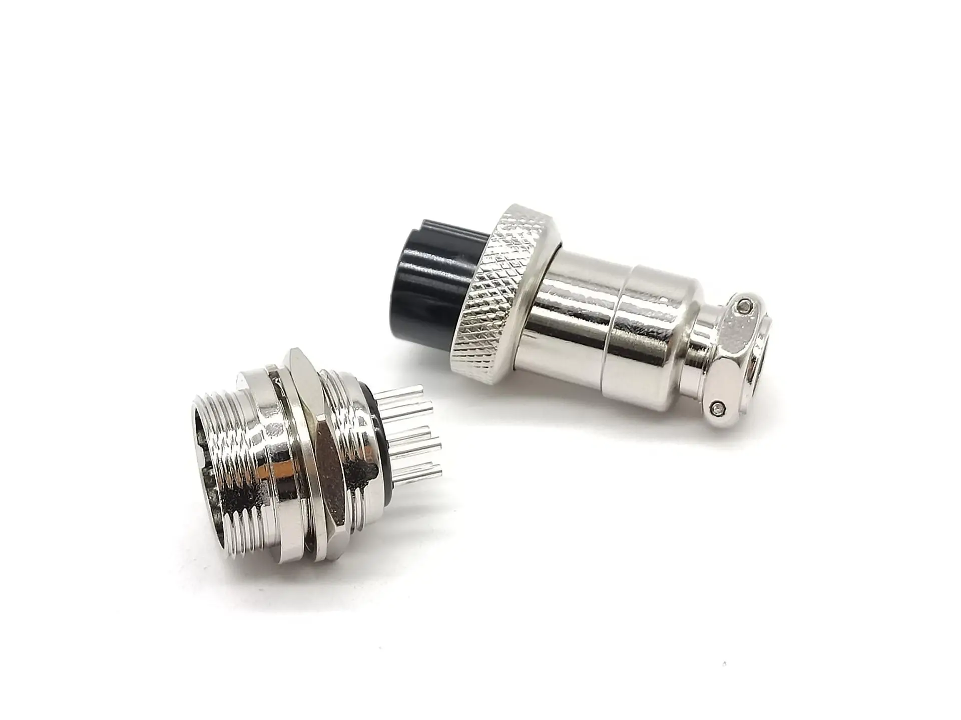 Waterproof GX20-8 8 Pin Aviation Connector Male and Female Set Panel Mount Straight Plug Socket for UAV Drone