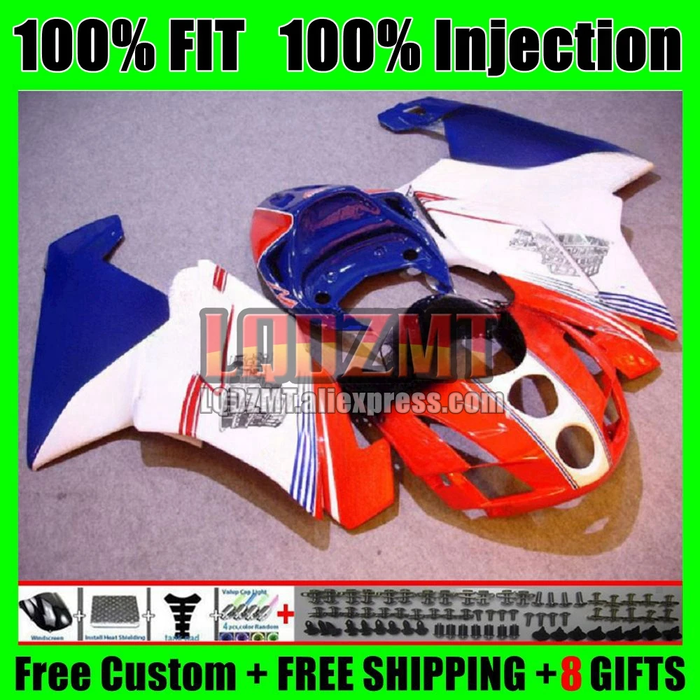 Injection Body For DUCATI 749 999 S R 749S 999S 05 Bodywork 125No.23 749-999 05 06 749R 999R 2005 2006 Blue red hot OEM Fairing