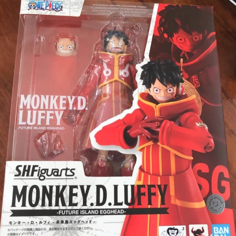 

Original Bandai One Piece Monkey.D.Luffy Future Island Egghead Anime Action Figure Monkey D.Luffy - Future Island Egghead S.H. F